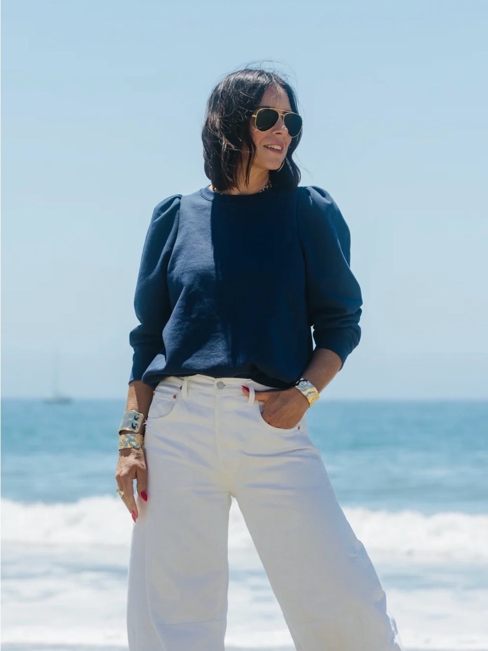 KMJ Kate Mchale Jensen Cooper Sweatshirt 4th of July
